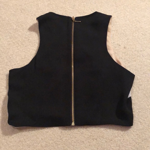 Naven Black & White Crop Tank - Picture 2 of 4